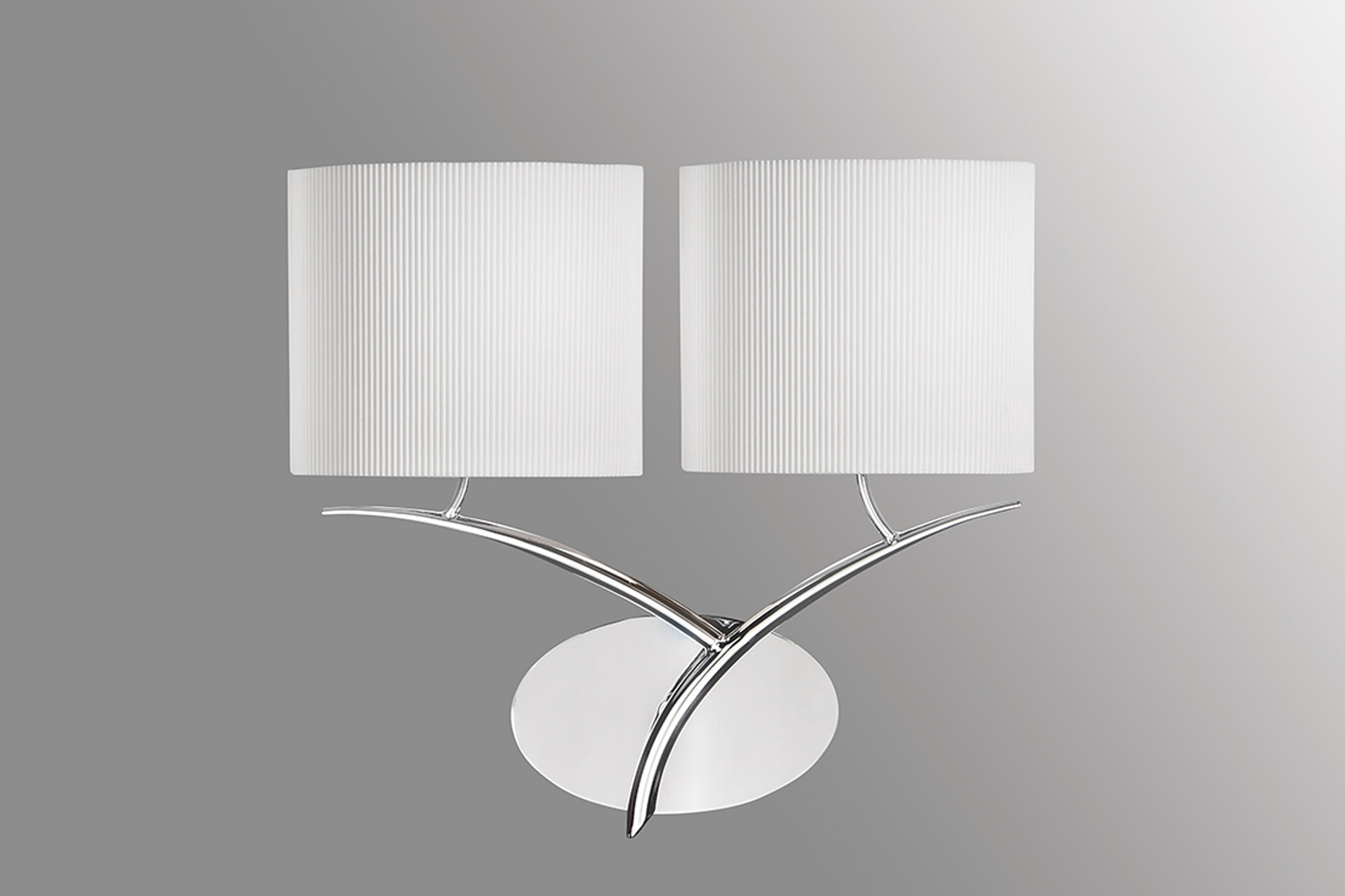 Eve Polished Chrome-Spain White Wall Lights Mantra Armed Wall Lights Eve Polished Chrome-Spain White Wall Lights Mantra Armed Wall Lights